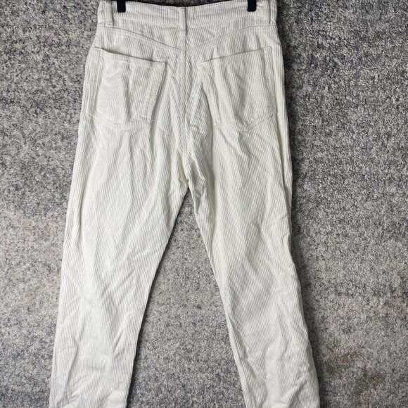 Reformation Cynthia Jeans Womens 23 High Rise Straight Corduroy Button Fly - Picture 6 of 7